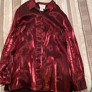 Burgundy woman’s blouse